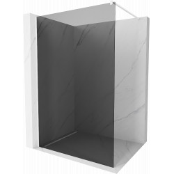 Mexen Kioto Walk-In Zuhanyfal 80 x 200 cm, grafit 8 mm,  fehér  - 800-080-101-20-4 Walk-In Zuhanyfal Walk-In Zuhanyfal 406594 Mexen