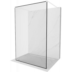 Mexen Kioto Walk-In Zuhanyfal    szabadonálló  140 x 200 cm,  átlátszó üveg/ fekete    8 mm,  fehér  - 800-140-002-20-7 Walk-In Zuhanyfal Walk-In Zuhanyfal 406594 Mexen