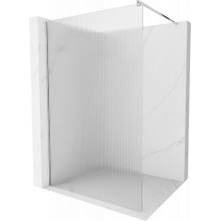 Mexen Kioto Walk-In Zuhanyfal 80 x 200 cm, intim csikos üveg 8 mm, króm - 800-080-101-01-0 Walk-In Zuhanyfal Walk-In Zuhanyfal 406594 Mexen