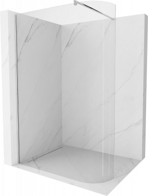 Mexen Kioto Walk-In Zuhanyfal  íves  160 x 200 cm,  átlátszó üveg 8 mm, króm - 800-160-101-01-0 Walk-In Zuhanyfal