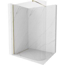 Mexen Kioto Walk-In Zuhanyfal  íves  150 x 200 cm,  átlátszó üveg 8 mm,  arany  - 800-150-101-50-0 Walk-In Zuhanyfal Walk-In Zuhanyfal 406594 Mexen