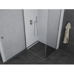 Mexen Pretoria Zuhanykabin nyíló ajtóval   70 x 110 cm,  átlátszó üveg, króm - 852-070-110-01-00 Nyiló ajtós
