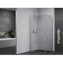Mexen Pretoria Zuhanykabin nyíló ajtóval   80 x 90 cm,  átlátszó üveg, króm - 852-080-090-01-00 Nyiló ajtós Nyiló ajtós 406594 Mexen
