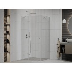 Mexen Roma Zuhanykabin nyíló ajtóval   70 x 100 cm,  átlátszó üveg, króm - 854-070-100-01-00 Nyiló ajtós Nyiló ajtós 406594 Mexen