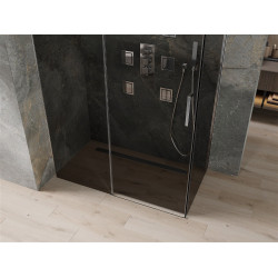 Mexen Omega Zuhanykabin Toló ajtóval    150 x 80 cm, grafit, króm - 825-150-080-01-4 Toló ajtós