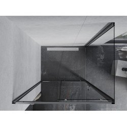 Mexen Apia Zuhanykabin Toló ajtóval    90 x 70 cm,  átlátszó üveg, króm - 840-090-070-01-0 Toló ajtós