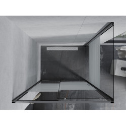 Mexen Apia Zuhanykabin Toló ajtóval    90 x 100 cm,  intim  , króm - 840-090-100-01-2 Toló ajtós