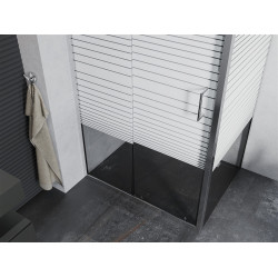 Mexen Apia Zuhanykabin Toló ajtóval    90 x 100 cm,  intim  , króm - 840-090-100-01-2 Toló ajtós