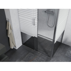 Mexen Apia Zuhanykabin Toló ajtóval    90 x 100 cm,  intim  , króm - 840-090-100-01-2 Toló ajtós