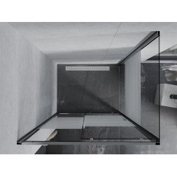 Mexen Apia Zuhanykabin Toló ajtóval    100 x 70 cm,  intim  , króm - 840-100-070-01-2 Toló ajtós