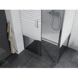 Mexen Apia Zuhanykabin Toló ajtóval    105 x 70 cm,  intim  , króm - 840-105-070-01-2 Toló ajtós