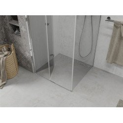 Mexen Lima  Zuhanykabin Csukló ajtóval  70 x 70 cm,  átlátszó üveg, króm - 856-070-070-01-00 Csukló ajtós