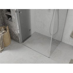 Mexen Lima  Zuhanykabin Csukló ajtóval  70 x 100 cm,  átlátszó üveg, króm - 856-070-100-01-00 Csukló ajtós