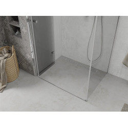 Mexen Lima  Zuhanykabin Csukló ajtóval  70 x 120 cm,  átlátszó üveg, króm - 856-070-120-01-00 Csukló ajtós