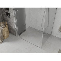 Mexen Lima  Zuhanykabin Csukló ajtóval  105 x 80 cm,  átlátszó üveg, króm - 856-105-080-01-00 Csukló ajtós
