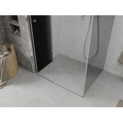 Mexen Lima  Zuhanykabin Csukló ajtóval  70 x 120 cm, grafit, króm - 856-070-120-01-40 Csukló ajtós