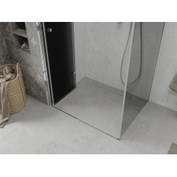 Mexen Lima  Zuhanykabin Csukló ajtóval  80 x 90 cm, grafit, króm - 856-080-090-01-40 Csukló ajtós