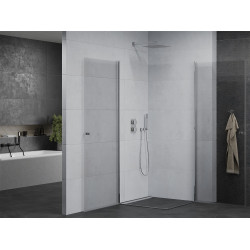 Mexen Pretoria Duo  Zuhanykabin Nyiló ajtóval   70 x 70 cm,  átlátszó üveg, króm - 852-070-070-02-0 DUO zuhanykabin