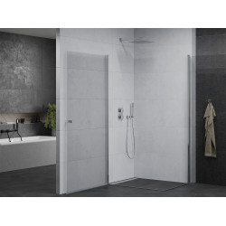 Mexen Pretoria Duo  Zuhanykabin Nyiló ajtóval   80 x 70 cm,  átlátszó üveg, króm - 852-080-070-02-0 DUO zuhanykabin