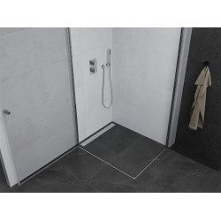 Mexen Pretoria Duo  Zuhanykabin Nyiló ajtóval   90 x 70 cm,  átlátszó üveg, króm - 852-090-070-02-0 DUO zuhanykabin