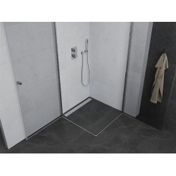 Mexen Pretoria Duo  Zuhanykabin Nyiló ajtóval   90 x 90 cm,  átlátszó üveg, króm - 852-090-090-02-0 DUO zuhanykabin