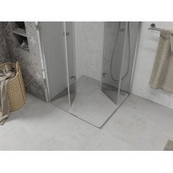 Mexen Lima Duo  Zuhanykabin Csukló ajtóval   90 x 90 cm,  átlátszó üveg, króm - 856-090-090-02-0 DUO zuhanykabin