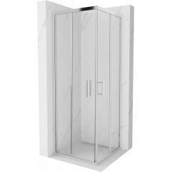 Mexen Rio Zuhanykabin Toló ajtóval  70 x 70 cm,  átlátszó üveg, króm - 860-070-070-01-0 Toló ajtós Toló ajtós 406594 Mexen