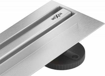 Mexen Flat 360° Slim  Zuhanyfolyóka padlóba 70 cm, króm - 1041070 Padlóba épithetö