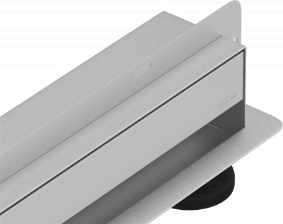 Mexen Flat Wall  Zuhanyfolyóka falba építhetö  2w1 70 cm, króm - 1030070 Falba építhetö