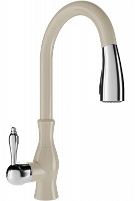 Mexen Savita  mosogató csaptelep  , beige  - 672601-69 Konyhai csap