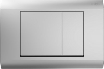Mexen Fenix 01 nyomólap  , króm mat  - 600102 Wc tartály nyomólap