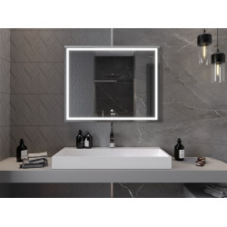 Mexen Miko  Led fürdöszobai tükör  100 x 80 cm, LED 6000K, + páramentesítö - 9819-100-080-611-00 Led Tükör