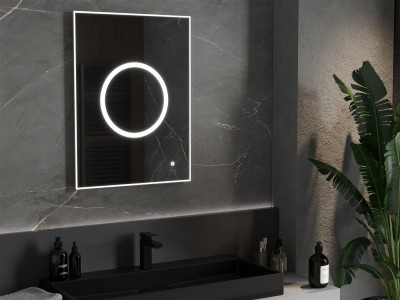 Mexen Koga  Led fürdöszobai tükör  60 x 80 cm, LED 6000K, + páramentesítö - 9821-060-080-611-00 Led Tükör