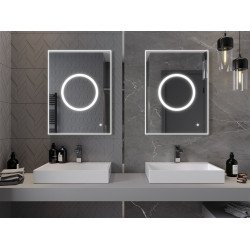 Mexen Koga  Led fürdöszobai tükör  60 x 80 cm, LED 6000K, + páramentesítö - 9821-060-080-611-00 Led Tükör