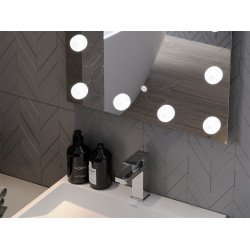 Mexen Dona  Led fürdöszobai tükör  60 x 80 cm, LED 6000K, + páramentesítö - 9818-060-080-611-00 Led Tükör