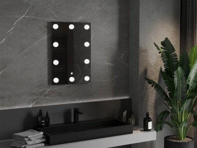 Mexen Dona  Led fürdöszobai tükör  80 x 60 cm, LED 6000K, + páramentesítö - 9818-080-060-611-00 Led Tükör