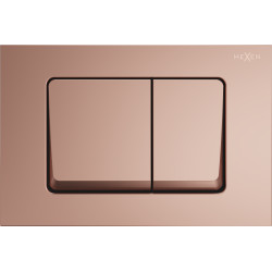 Mexen Fenix 10 XS nyomólap  , rózsa arany  - 601005 Wc tartály nyomólap Wc tartály nyomólap 406594 Mexen