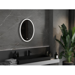 Mexen Elz  Led fürdöszobai tükör  60 x 80 cm, LED 6000K, + páramentesítö - 9802-060-080-611-00 Led Tükör Led Tükör 406594 Mexen