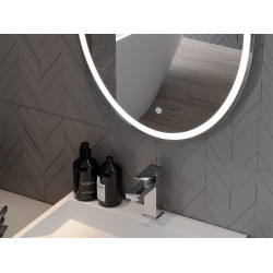 Mexen Elz  Led fürdöszobai tükör  60 x 80 cm, LED 6000K, + páramentesítö - 9802-060-080-611-00 Led Tükör Led Tükör 406594 Mexen