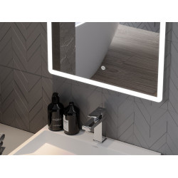 Mexen Navia  Led fürdöszobai tükör  50 x 70 cm, LED 6000K, + páramentesítö - 9803-050-070-611-00 Led Tükör