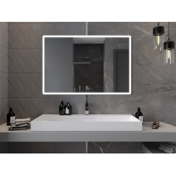 Mexen Navia  Led fürdöszobai tükör  100 x 80 cm, LED 6000K, + páramentesítö - 9803-100-080-611-00 Led Tükör