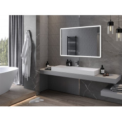 Mexen Navia  Led fürdöszobai tükör  100 x 80 cm, LED 6000K, + páramentesítö - 9803-100-080-611-00 Led Tükör Led Tükör 406594 Mexen