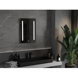 Mexen Remi  Led fürdöszobai tükör  50 x 70 cm, LED 6000K, + páramentesítö - 9804-050-070-611-00 Led Tükör Led Tükör 406594 Mexen