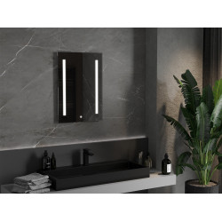 Mexen Remi  Led fürdöszobai tükör  60 x 80 cm, LED 6000K, + páramentesítö - 9804-060-080-611-00 Led Tükör Led Tükör 406594 Mexen
