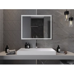 Mexen Taco  Led fürdöszobai tükör  100 x 80 cm, LED 6000K, + páramentesítö - 9805-100-080-611-00 Led Tükör