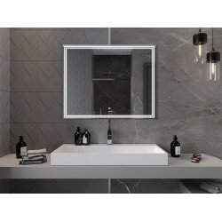 Mexen Taco  Led fürdöszobai tükör  100 x 80 cm, LED 6000K, + páramentesítö - 9805-100-080-611-00 Led Tükör