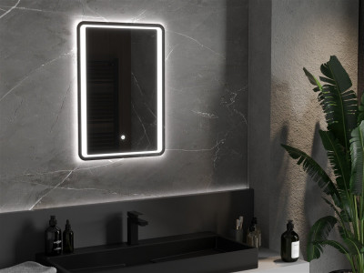 Mexen Zusa  Led fürdöszobai tükör  50 x 70 cm, LED 6000K, + páramentesítö - 9808-050-070-611-00 Led Tükör