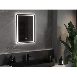 Mexen Zusa  Led fürdöszobai tükör  50 x 70 cm, LED 6000K, + páramentesítö - 9808-050-070-611-00 Led Tükör Led Tükör 406594 Mexen