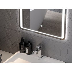 Mexen Zusa  Led fürdöszobai tükör  60 x 80 cm, LED 6000K, + páramentesítö - 9808-060-080-611-00 Led Tükör
