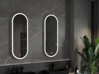 Mexen Bono  Led fürdöszobai tükör  45 x 120 cm, LED 6000K, + páramentesítö - 9816-045-120-611-00 Led Tükör